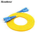 Cable de conexión de fibra óptica de dos núcleos monomodo Ethernet SC-SC de suministro de fábrica